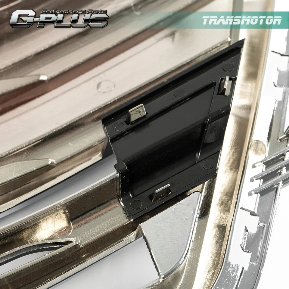 Parachoques delantero de repuesto apto para Hyundai Elantra 2017-2018 con moldura cromada Foto 4 de 4