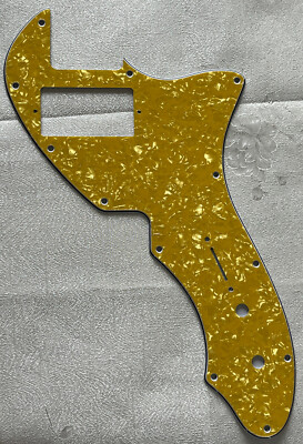 Custom For Fender Telecaster Thinline/Tele 69 PAF Guitar Pickguard Gold Pearl