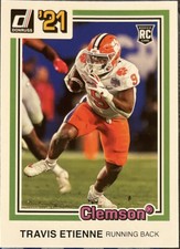 2021 Chronicles Draft Picks TRAVIS ETIENNE RC DONRUSS PINK PARALLEL Rookie MINT!