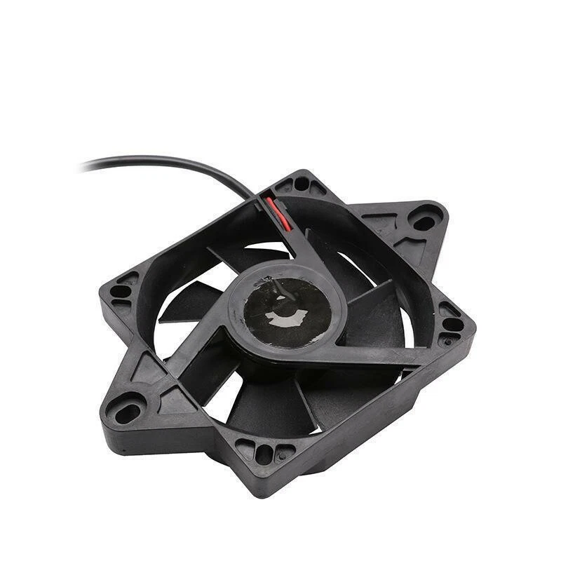 Radiador térmico eléctrico negro para motocicleta tanque de agua ventilador de refrigeración Foto 3 de 4