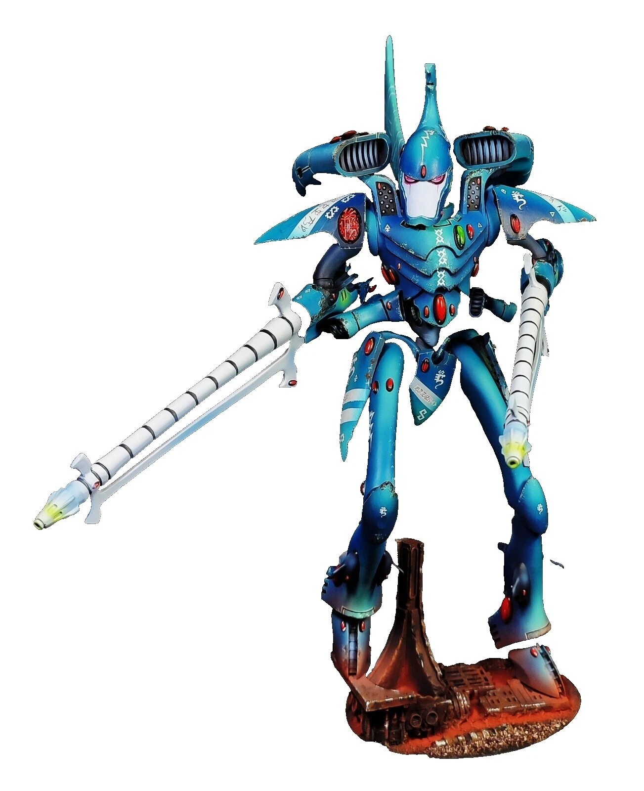 Eldar Fully Assembled & Painted Warhammer 40K Miniature Toys