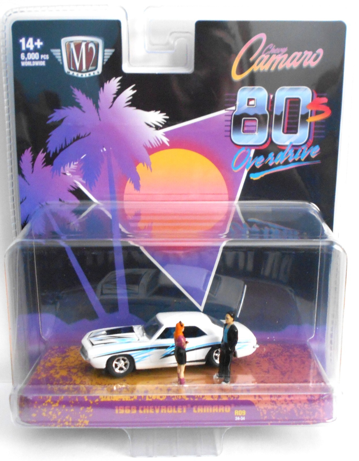 NEW 2025 M2 Diorama Series  *1969 CHEVROLET CAMARO*   White Coupe    # R 09
