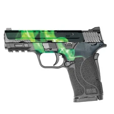 MightySkins Skin Compatible with Smith & Wesson M&P 9mm Shield EZ M2.0 - Gree...