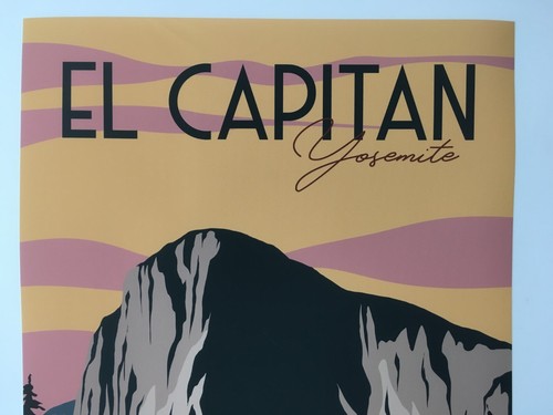 National Parks Poster Yosemite Park Wall Art Canvas Print El Capitan - Picture 4 of 5