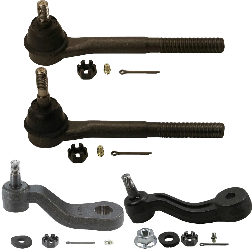 Conjunto de extremidades de braço e haste de amarração MOOG Idler Arm & Pitman 6 peças para Tahoe K1500 K2500 K3500 - Imagem 2 de 4