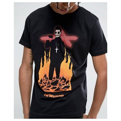 NWOT The Weeknd XO Official Anarchy Starboy Fire Graphic T-Shirt