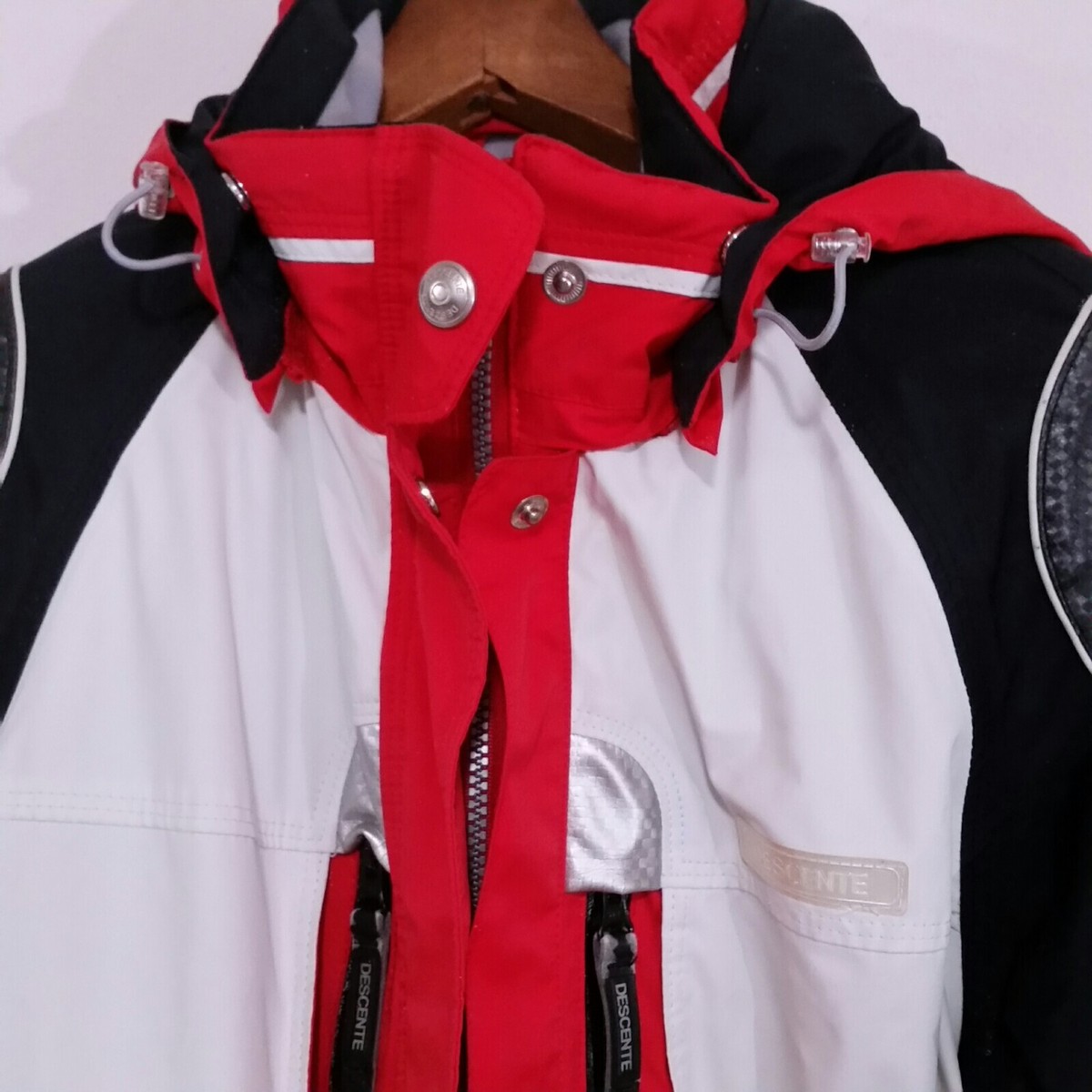 Vintage Descente Ski Jacket Red Coat Titan Thermo Snow Winter