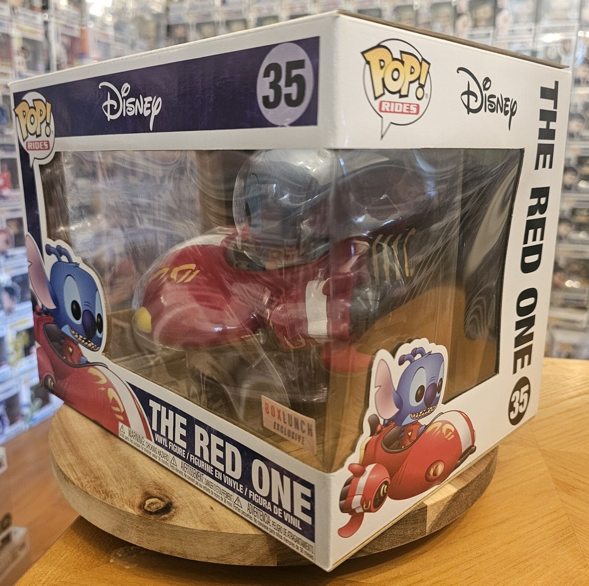Funko Pop Disney Rides Lilo & Stitch The Red One #35 Box Lunch