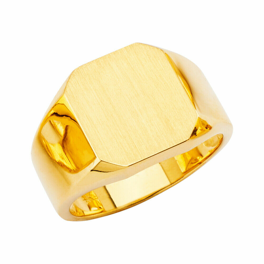YA−MAN IS-101N GOLD AMZ Jewelry 10K Yellow Gold Last Supper Ring Mens Last