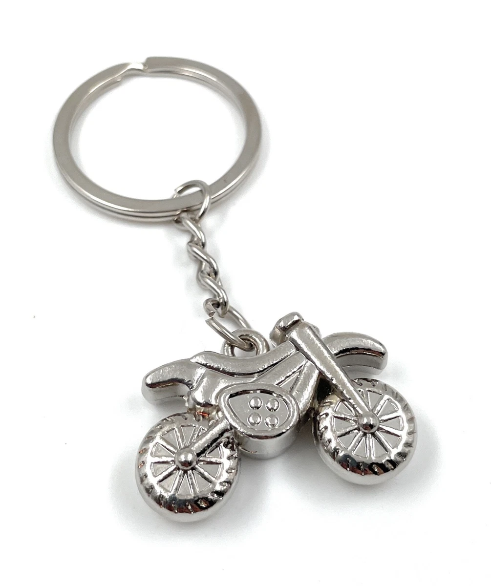 Metal bike hotsell keychain