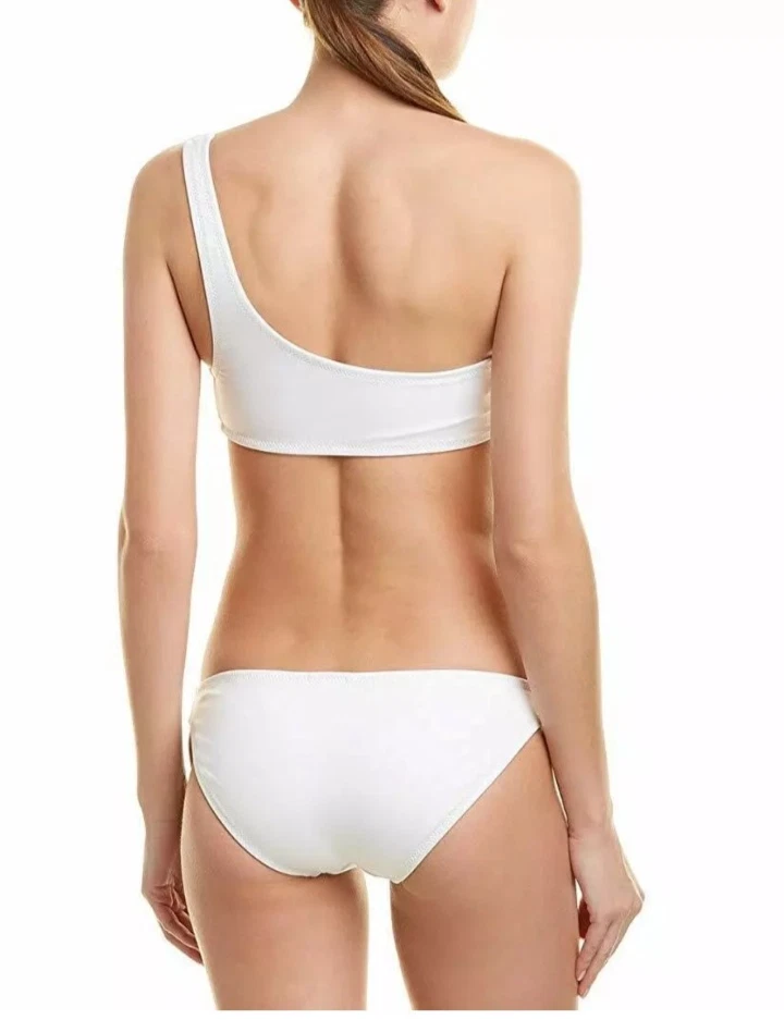 Traje de baño Proenza Schouler Chic negro de un hombro XS X-pequeño nuevo con etiquetas $225 Foto 3 de 4