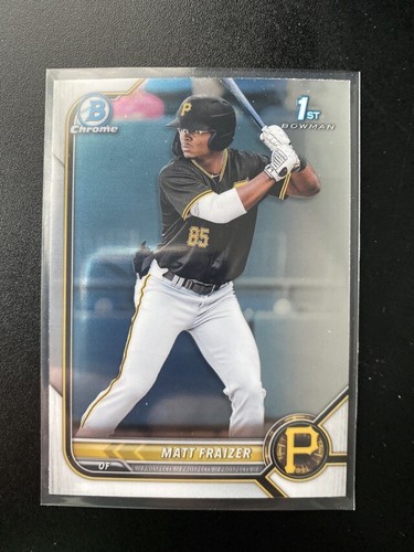 2022 Bowman Chrome Prospects #BCP91 Matt Fraizer Pirates - Photo 1 sur 2