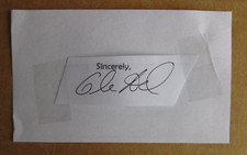 GLENN ADAMS SIGNED AUTOGRAPH 3X5 CUT SIGNATURE MLB 1975 GIANTS TWINS BLUE JAYS