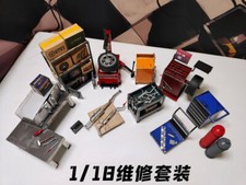 1/18 Diorama Car Garage Repair Props Model Workshop Tool Scene Display Model Toy