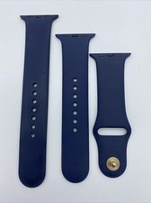 Genuine Apple Watch Sport Band Set - 42/44mm - Midnight Blue S/M and M/L Straps