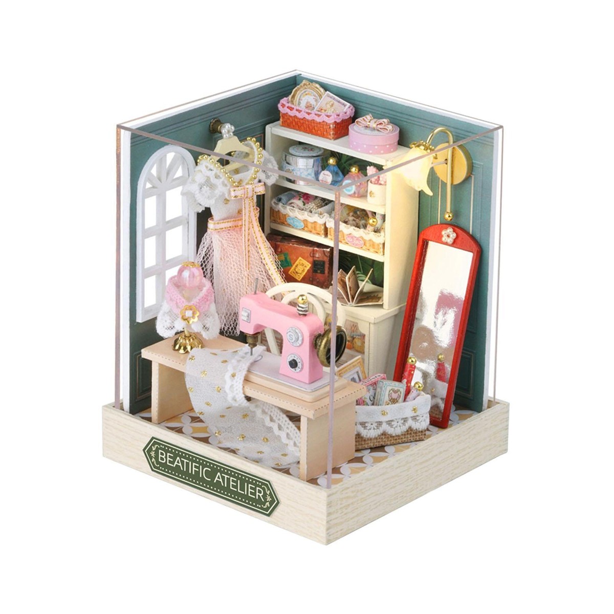 Miniatures 1/12 Pour Maison De Poupée - Ustensiles De Cuisine Et Pots à épices - Décoration Détaillée En Bois Et Verre