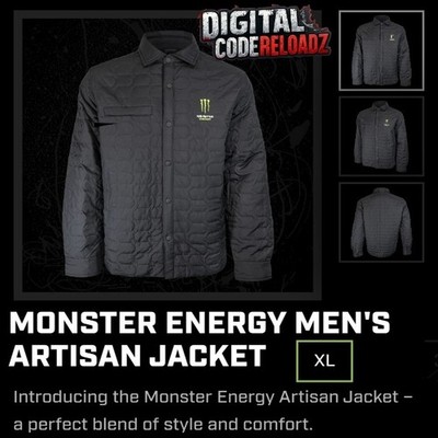 Monster Energy Mayhem Gear 2026 - Artisan Jacket Black - New/Sealed Size XL  