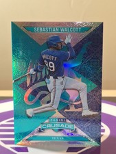 2025 PANINI CRUSADE BASEBALL BLUE MOJO TEAL SEBASTIAN WALCOTT /199