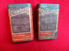 Disarteron Galactina Frankfurt a. M. Medikament Apotheke Blechdose Werbung alt