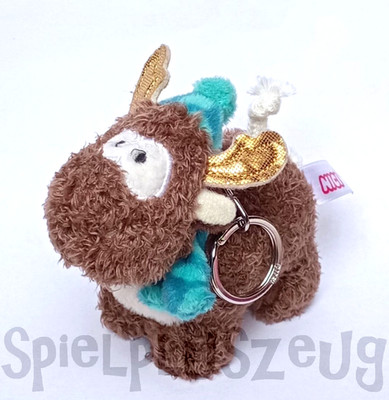 Nici 44101 Rentier Reny Heart ca 10 cm Schlüsselanhänger Bean Bag Plüschtier