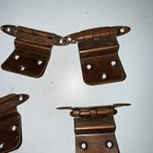 Vintage Copper Plated Hinges Set Of 5 — photo 6
