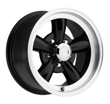 15 Vision 141 Legend 5 Gloss Black Machined Lip 15x8 Wheel 5x4.75 5x120.65 0m
