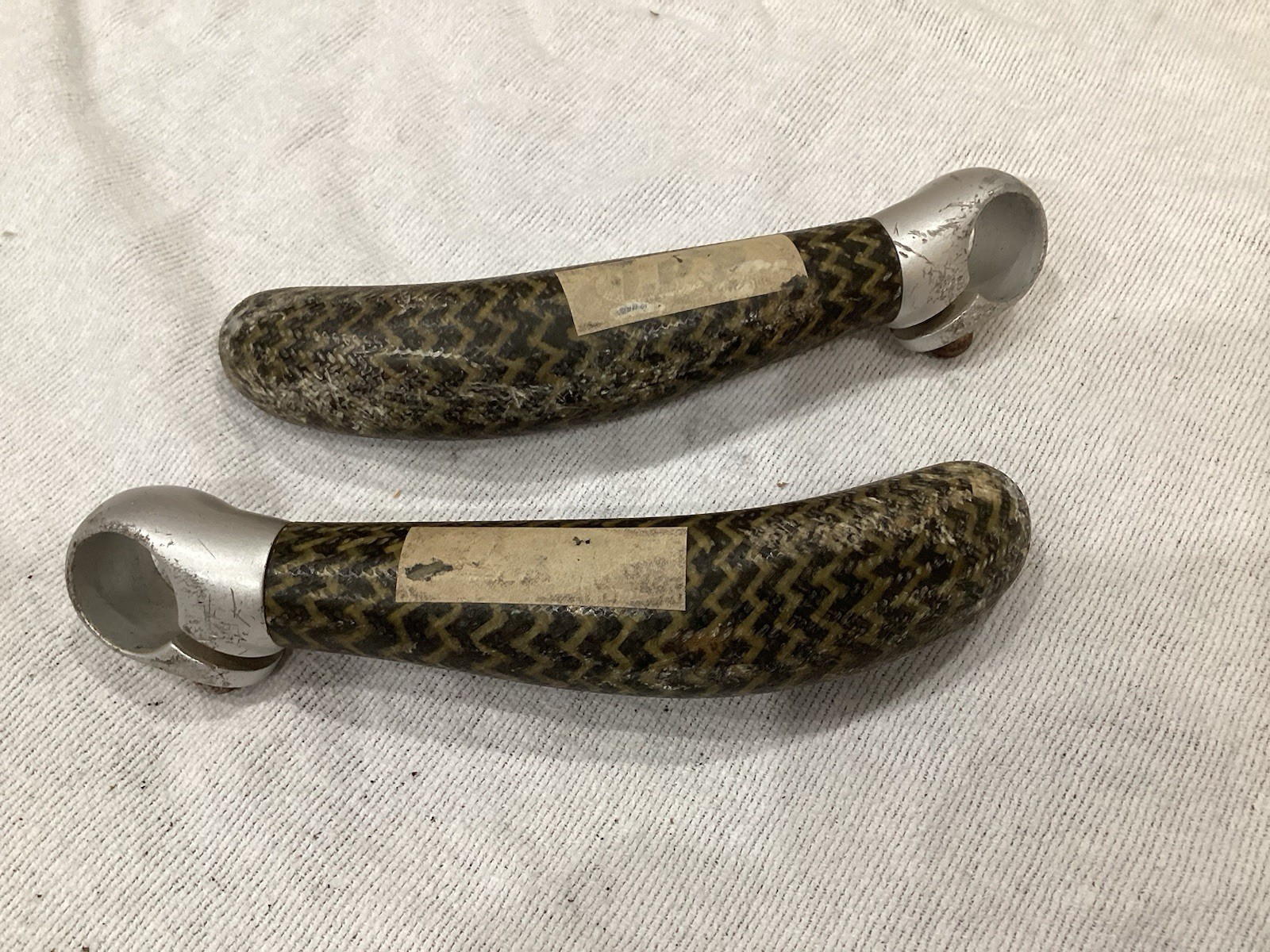 LP Composites Braids Bar Ends MTB Braided Carbon Yellow/Black Weave