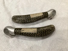 LP Composites Braids Bar Ends MTB Braided Carbon Yellow/Black Weave