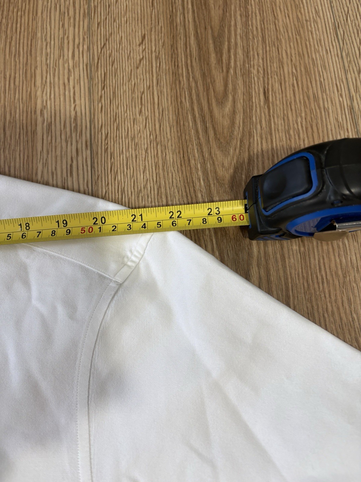 Lacoste White Men's Regular Fit Short Sleeve Oxford Shirt Size 45 100% cotton thumbnail 9