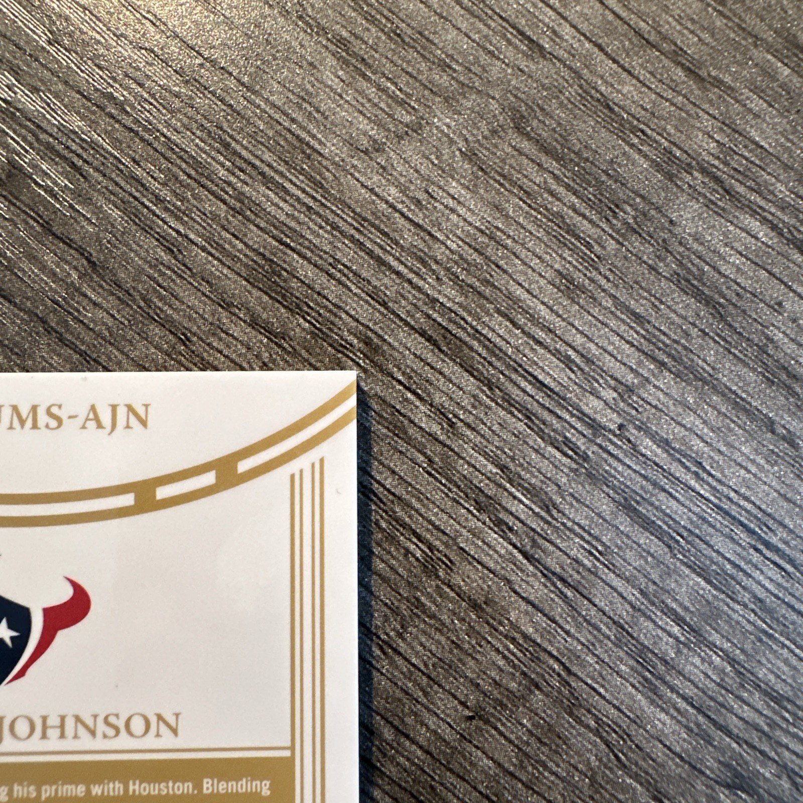 Andre Johnson 2025 Panini Flawless Dual Patch Auto Ruby 01/20 Texans Game-Used view 9