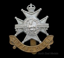Notts & Derby Regiment Cap Badge