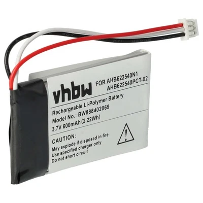 VHBW Batteria per cuffie Sennheiser CP-SN40 564546 AHB622540N1 AHB622540PCT-02 600mAh