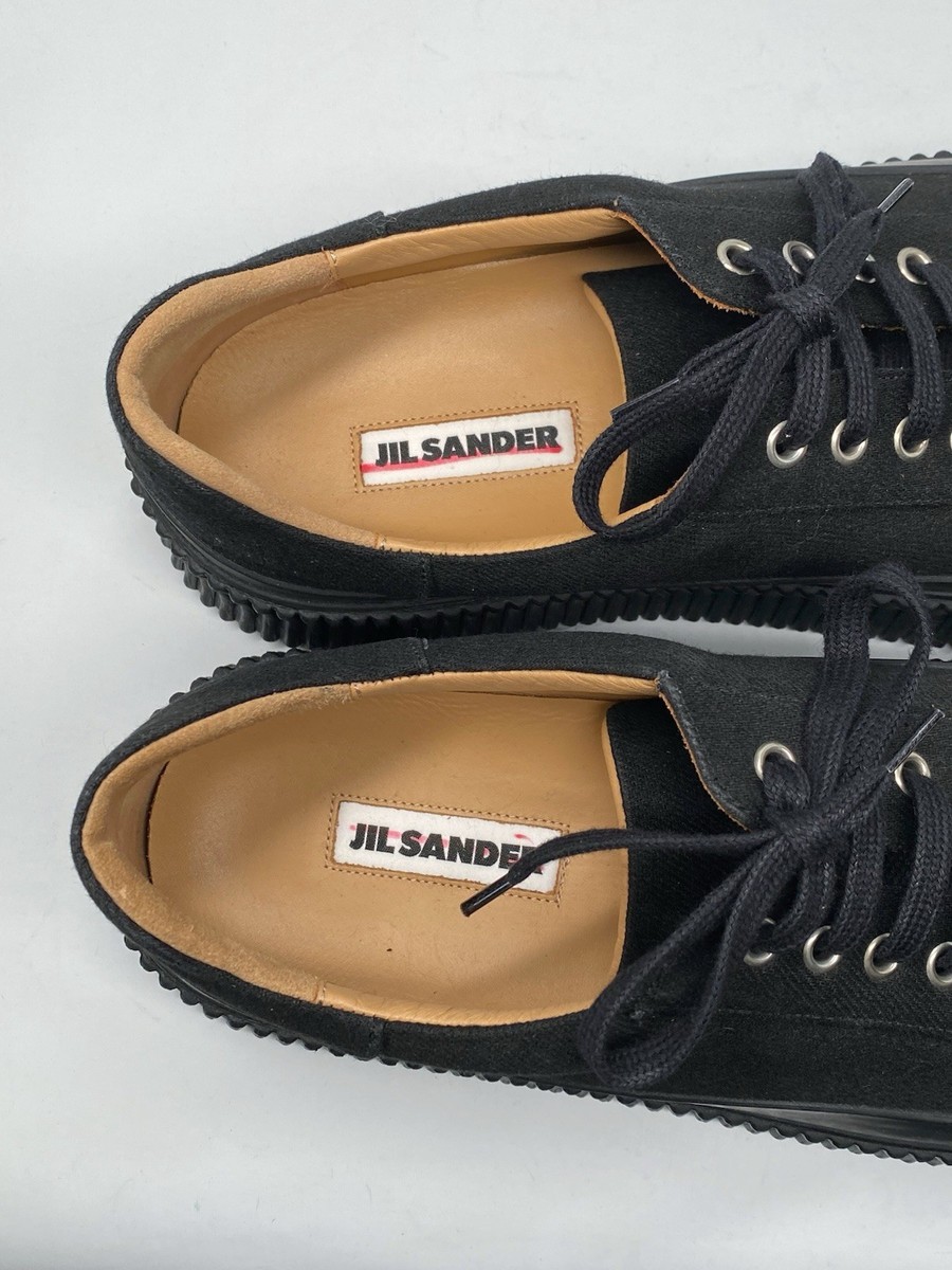 Jil Sander Platform Canvas Low-Top Sneakers size 44/us size 11 | eBay
