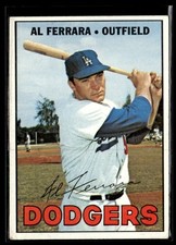 1967 Topps Al Ferrara EX Set Break #557