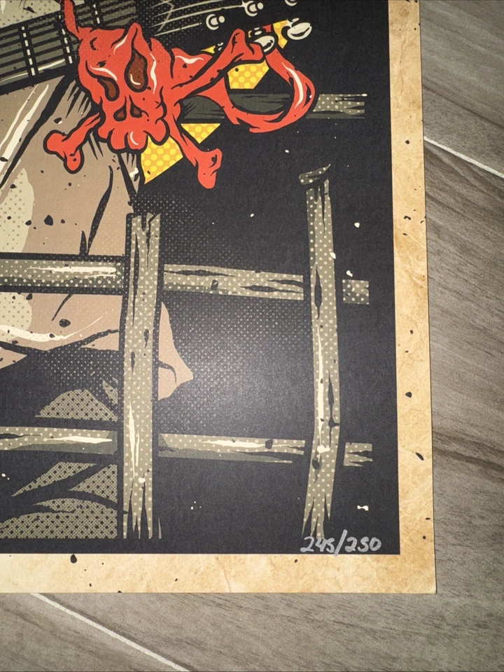 Póster litografía Guns N’ Roses Sacramento 10/8/23 245/250 raro Foto 3 de 4