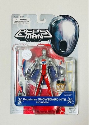 Pepsiman スノーボードキット付きフィギュア Pepsi Man Figure Snowboard Kit Limited Edition Collectible | eBay