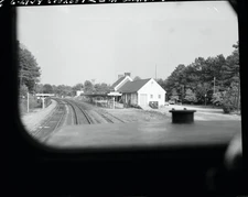Original Negative C&O Depot/Station Williamsburg VA 1974 Chesapeake Ohio