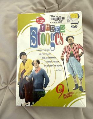 The Three Stooges 2-Disc DVD TV Series 9 Episodes Digitally Mastered G