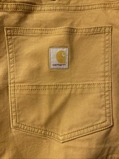 Carhartt Men's Relaxed Fit 38x30 Canvas Five Pocket Work Pants New