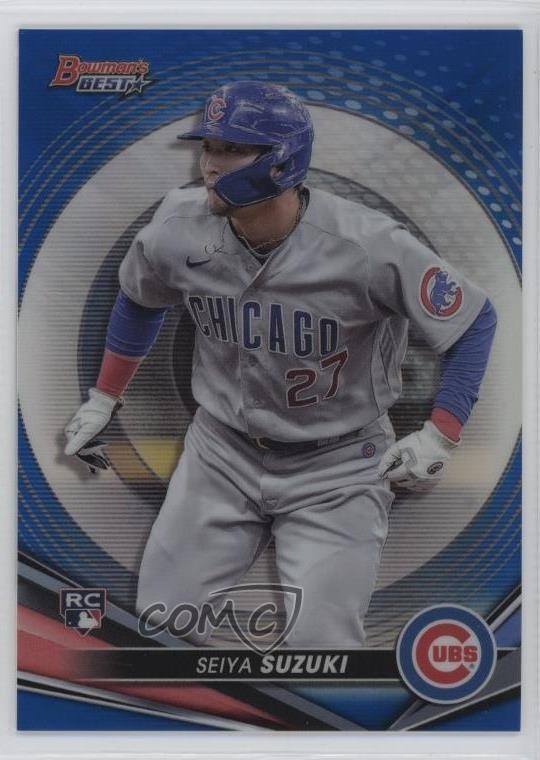 2022 Bowman's Best Blue Refractor /150 Seiya Suzuki #41 Rookie RC 1c7f