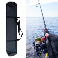 Fishing Rod Storage Bag Sturdy Handbag Foldable Portable Fish Pole Case
