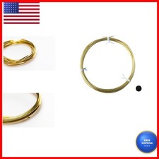 Yellow Brass Wire CDA 260 18 Gauge, Round, Dead Soft, 25FT By CRAFT WIRE