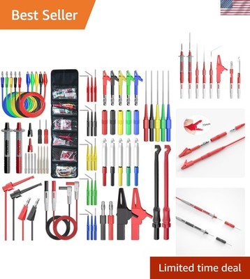 57PCS Multimeter  Leads Kit: Complete Set for Automotive Diagnostics