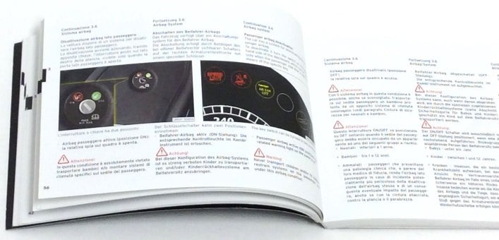 2002 Lamborghini Murcielago Coupe 1st Edition Printed Owners Manual Handbook