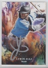 2021 Panini Chronicles Origins Signatures Silver Ink Lewin Diaz #OS-LD Auto v3r