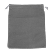 Headphone Pouch, Headset Carrying Storage Velvet Bag, Grey,170 x 230 mm