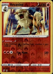 Arcanine 028/192 Rebel Clash Reverse Holo