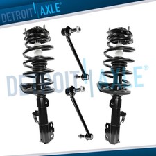 Front Struts w/ Coil Springs Assembly Sway Bars for 2004 - 2006 Toyota Sienna