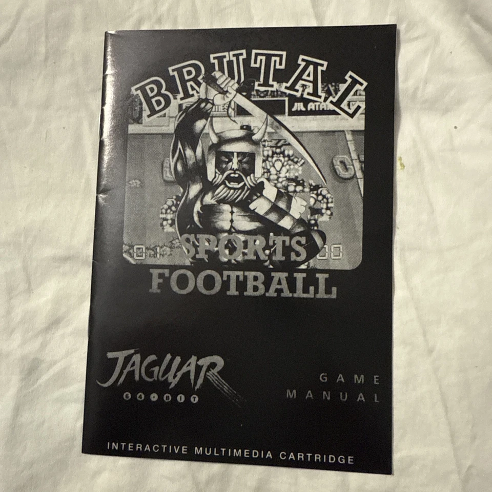 Atari Jaguar Brutal Sports Football By Telegames Complete In Box CIB - Image 3 of 4