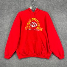 Kansas City Chiefs Kingdom Hoodie Red NFL Team Apparel Size XL